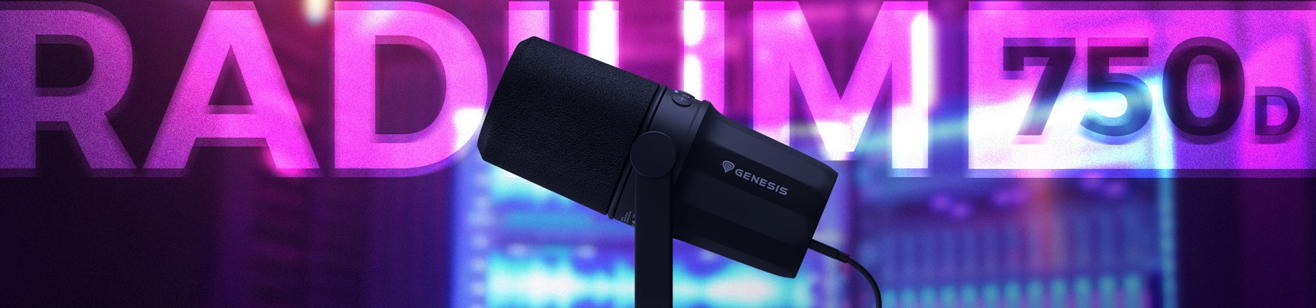 Твой голос со студийной точностью. Микрофонная премьера GENESIS Radium 750D.