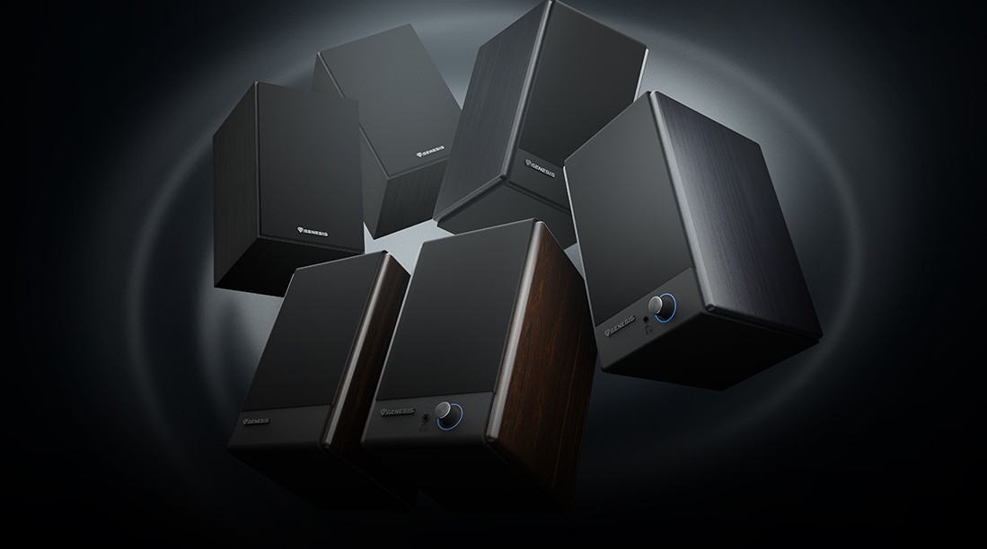 Мощный звук и полный контроль. Познакомься с новыми колонками GENESIS Arsen 502 BT и 402 BT