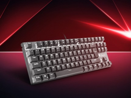 Genesis ИГРОВАЯ КЛАВИАТУРА GENESIS THOR 300 TKL RU РАСКЛАДКА БЕЛАЯ ПОДСВЕТКА МЕХАНИЧЕСКАЯ КРАСНЫЙ ПЕРЕКЛЮЧАТЕЛЬ