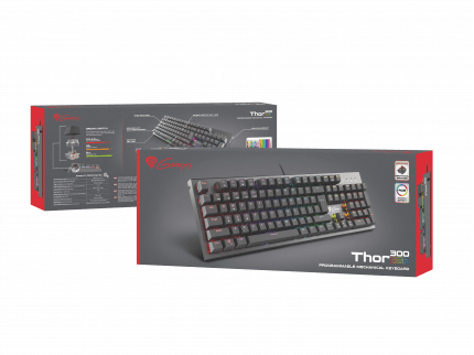 Genesis Thor 300 RGB Outemu Brown