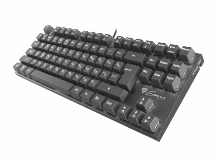 Genesis ИГРОВАЯ КЛАВИАТУРА GENESIS THOR 300 TKL RU РАСКЛАДКА БЕЛАЯ ПОДСВЕТКА МЕХАНИЧЕСКАЯ КРАСНЫЙ ПЕРЕКЛЮЧАТЕЛЬ