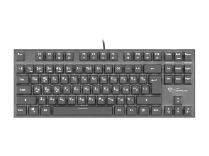 Genesis ИГРОВАЯ КЛАВИАТУРА GENESIS THOR 300 TKL RU РАСКЛАДКА БЕЛАЯ ПОДСВЕТКА МЕХАНИЧЕСКАЯ КРАСНЫЙ ПЕРЕКЛЮЧАТЕЛЬ