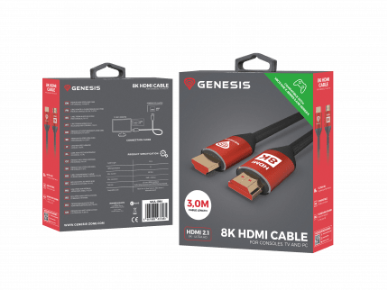 Genesis КАБЕЛЬ HDMI 8K, СОВМЕСТИМЫЙ С XSX